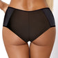 PariPari Jenny Black Sheer Full Brief Panties with Embroidery-1
