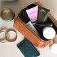 Leather Toiletry Bag - Natural