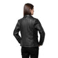 Whet Blu NYC Darlene women's black genuine leather jacket front view