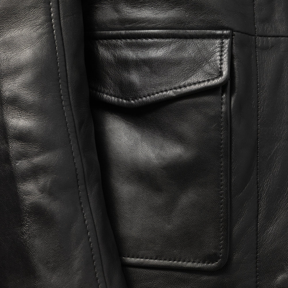 Whet Blu NYC Darlene women's black genuine leather jacket front view