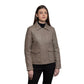 Whet Blu NYC Darlene women's black genuine leather jacket with classic zip-front design