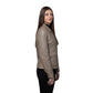 Whet Blu NYC Darlene women's black genuine leather jacket, front view