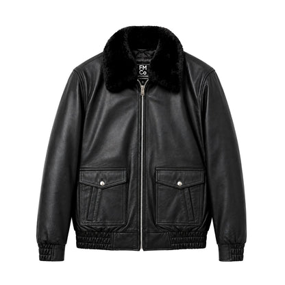 Brandon Men's Fashion Flight Leather Jacket