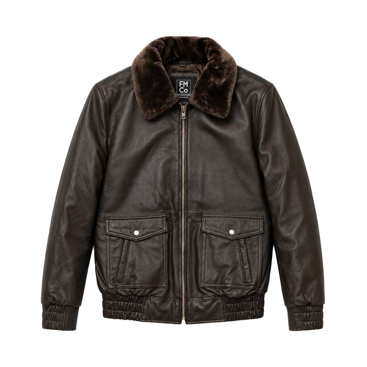 Brandon Men's Fashion Flight Leather Jacket