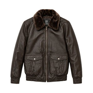 Brandon Men's Fashion Flight Leather Jacket