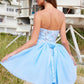 Nox Anabel JQ1017 Sweetheart Floral Big Bow Back A-Line Dress