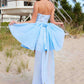 Nox Anabel JQ1017 Sweetheart Floral Big Bow Back A-Line Dress