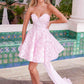 Nox Anabel JQ1017 Sweetheart Floral Big Bow Back A-Line Dress