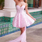 Nox Anabel JQ1017 Sweetheart Floral Big Bow Back A-Line Dress