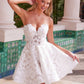 Nox Anabel JQ1017 Sweetheart Floral Big Bow Back Wedding Reception Dress