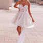 Nox Anabel JQ1017 Sweetheart Floral Big Bow Back Wedding Reception Dress
