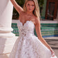Nox Anabel JQ1017 Sweetheart Floral Big Bow Back Wedding Reception Dress
