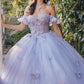 Juliet JT1448J Off the Shoulder A-Line Poofy Quinceanera Ball Gown