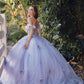 Juliet JT1448J Off the Shoulder A-Line Poofy Quinceanera Ball Gown