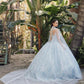 Juliet JT1449J Poofy Strapless Sweetheart Quinceanera Gown Includes Cape