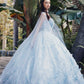 Juliet JT1449J Poofy Strapless Sweetheart Quinceanera Gown Includes Cape