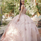 Juliet JT1450J Poofy Sweetheart Corset Boned Quinceanera Ball Gown
