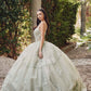 Juliet JT1450J Poofy Sweetheart Corset Boned Quinceanera Ball Gown