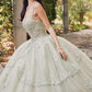 Juliet JT1450J Poofy Sweetheart Corset Boned Quinceanera Ball Gown