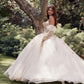 Juliet JT1465H Dress 3d Flowers Applique Puff Sleeve Quinceanera Dress