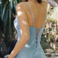 Juliet JT2434A Long V-Neck Embellished Corset Bodice Fitted Mermaid Gown