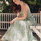 Juliet JT2441S Long Corset Bodice Embellished Sleeveless Mermaid Dress