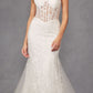 Juliet JT2441SW Long Corset Bodice Embellished Mermaid Wedding Dress