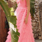 Juliet JT2456H Long Strapless Keyhole Tiered Ruffled Tulle A-Line Gown