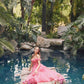Juliet JT2466A Long Cold Shoulder Sweetheart Corset Bodice A-Line Gown