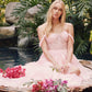 Juliet JT2467K Long Off the Shoulder Draped Sleeve A-Line Gown