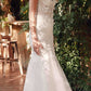 Juliet JT2469KW Long Sweetheart Boned Embellished Bodice Trumpet Gown