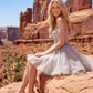 Juliet JT947L Short Off the Shoulder Homecoming A-Line Dress