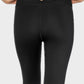 Trophy Yoga side split yoga leggings, Made in USA, featuring a sleek fitted design