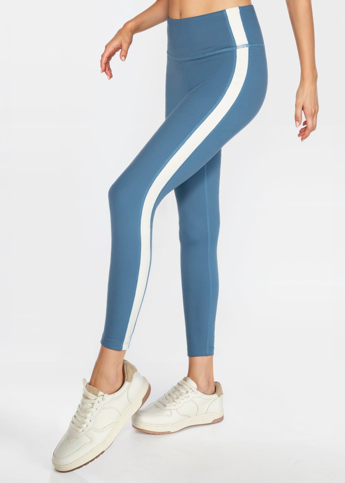 Trophy Yoga side split yoga leggings made in USA with a sleek, form-fitting design