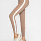 Trophy Yoga side split yoga leggings made in USA, featuring a sleek fitted design with ankle-length hems