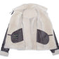 Jaynes Sheepskin Brown Biker Shearling Jacket