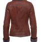 Reynas Tan Sheepskin Shearling B-3 Bomber Style Jacket
