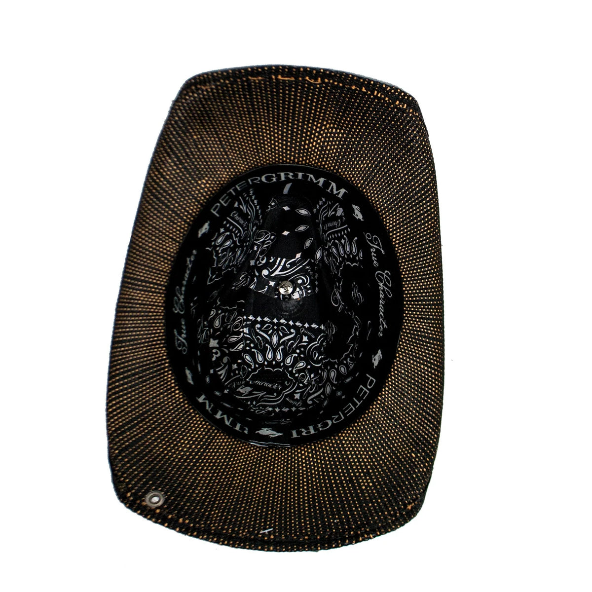 HatCountry Peter Grimm James straw cowboy hat with a classic western crown and curved brim