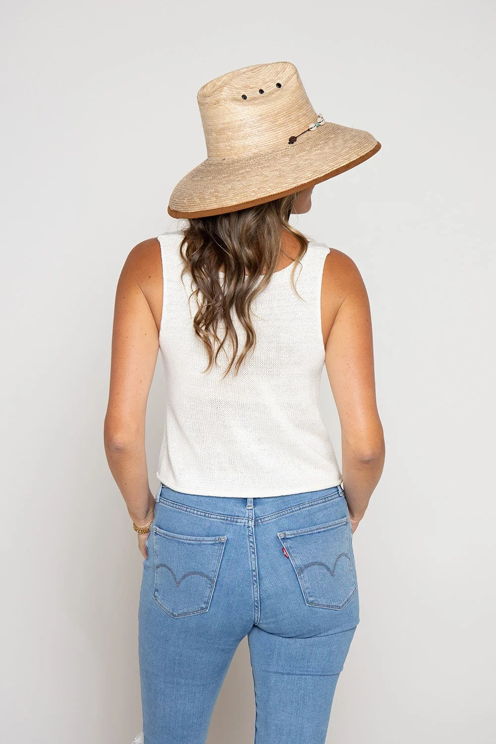 Peter Grimm Jamir straw lifeguard hat with wide brim and chin cord, HatCountry headwear