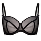 Unikat Janette Sheer See Through Full Figure Bra-2