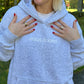 Jesus Is King Heather Grey Unisex Hoodie