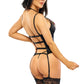 Beauty Night Joanna Sheer Floral Embroidery Corset
