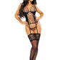 Beauty Night Joanna Sheer Floral Embroidery Corset