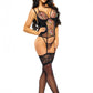 Beauty Night Joanna Sheer Floral Embroidery Corset