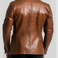 John Brown Premium Leather Blazer for Men