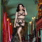 Dita Von Teese Julie's Roses Sheer Garter Belt-3