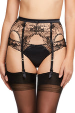 Dita Von Teese Julie's Roses Sheer Garter Belt-0