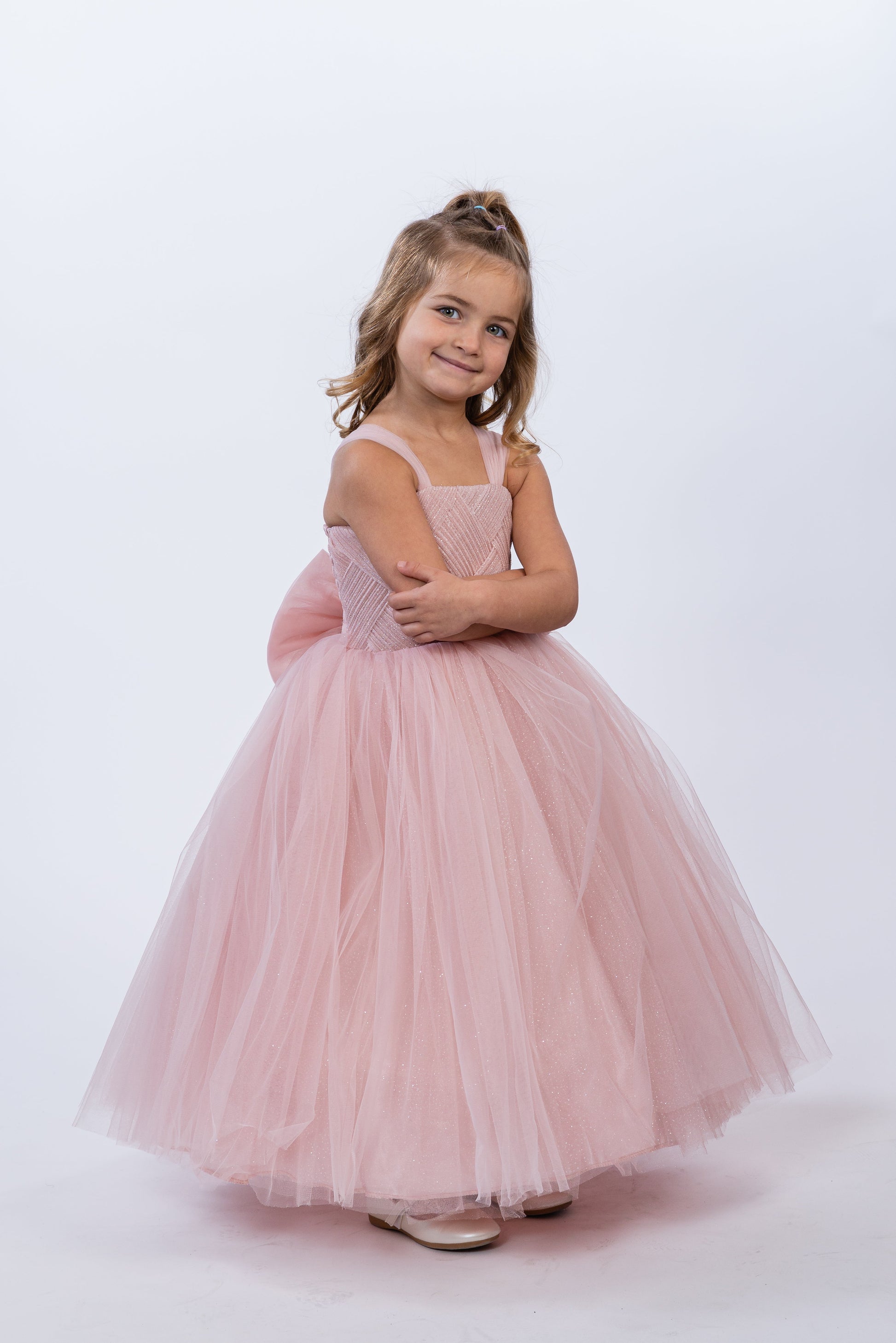 Crissy Cross Girls Formal Dress - Farnelli