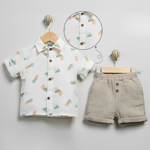 Tropical Voyager Boys Casual Set - Farnelli