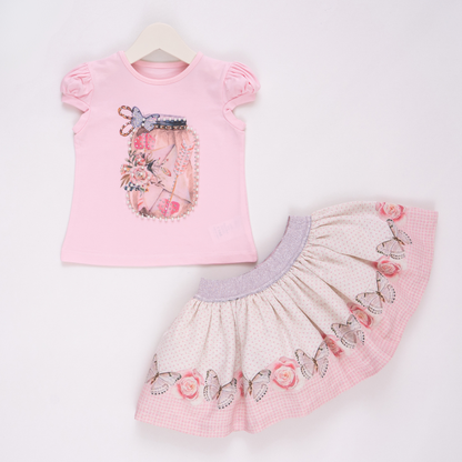 Jenna's Jar Girls Skirt Set-0